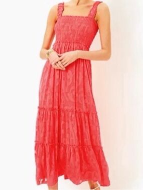 Hadley Smocked Maxi Sundress
Lilly Pulitzer® size M
